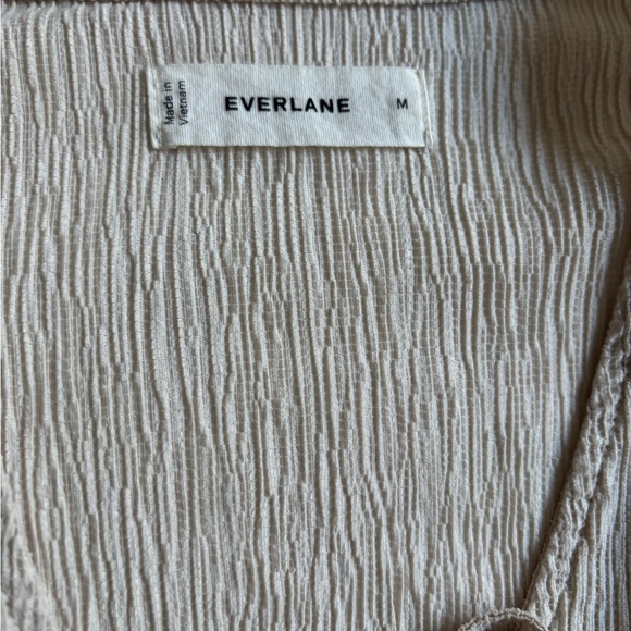 Everlane Beige Textured Blouse - Picture 3 of 5